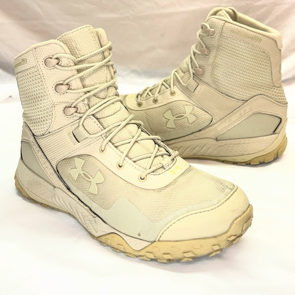 Under Armour Valsetz RTS 1.5 Tactical Boots Men Sz US 9 Coyote Brown 3021034-200
